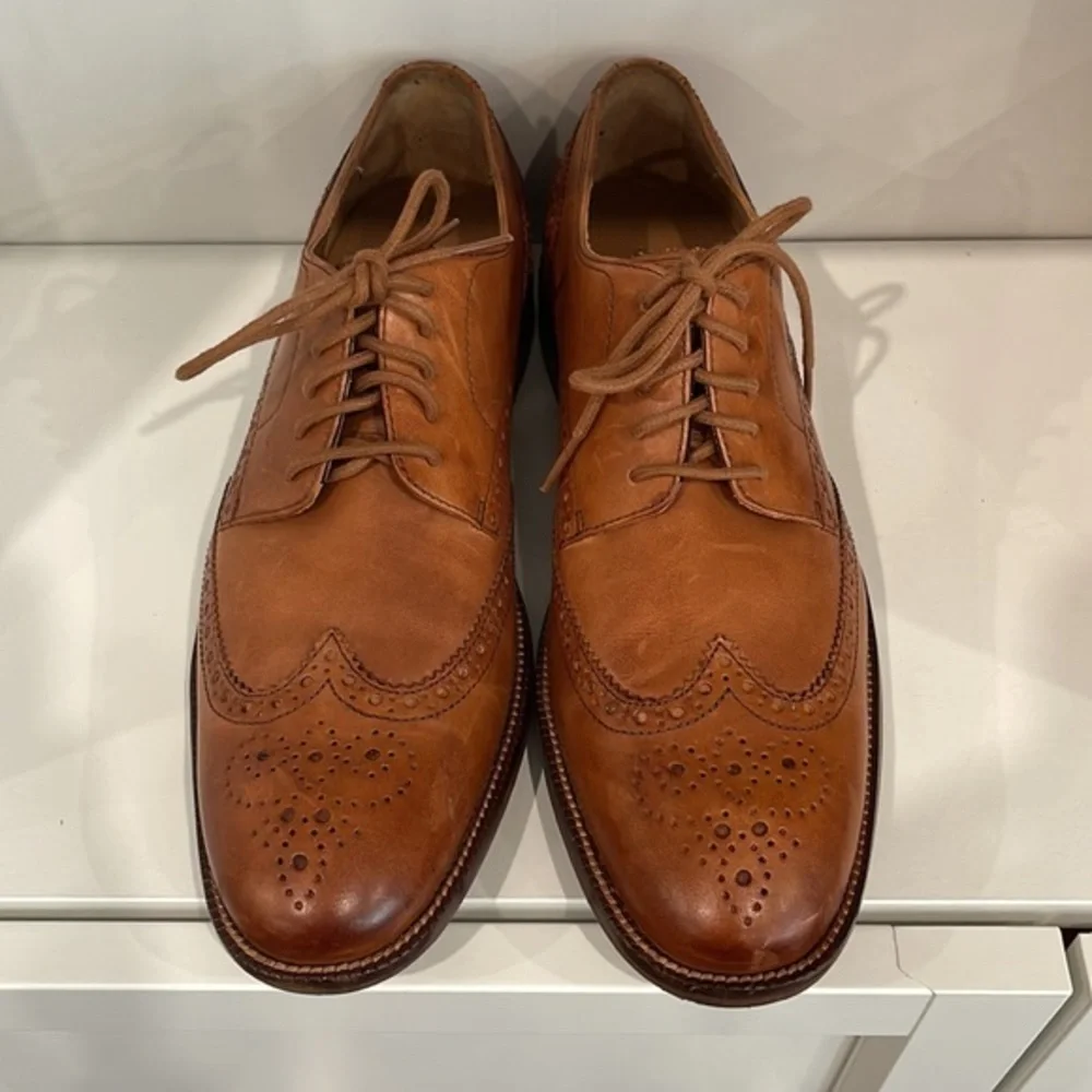 Cole Haan Mens Williams C22266‎ Brown Round Toe Oxford Dress Shoes Size 8 M